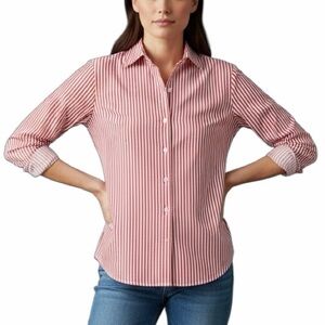 Brooks Brothers Classic Fit Stretch Supima Cotton Non-Iron Bengal Stripe, Sz 10